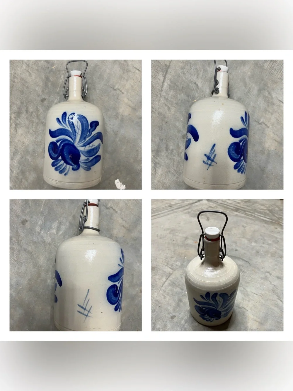 Vintage German Salt Glazed Growler